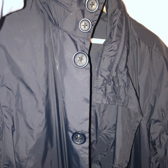 NWT Opening Ceremony Long Nylon Trench Coat - Picture 7 of 8
